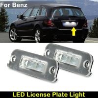 For Benz R-Class W251 ML-Class W164 GL-Class X164 Car Rear white LED license plate light number plate lamp