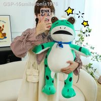 ◄ 15smilevonla1976 Diversão Sapo Bonecas De Pelúcia Para Crianças สัตว์ Macio Travesseiro Cosplay Dos Desenhos Decorão Do Quarto Almofada Algodão Pp Presente Brinquedos Fofos 40-70ซม.