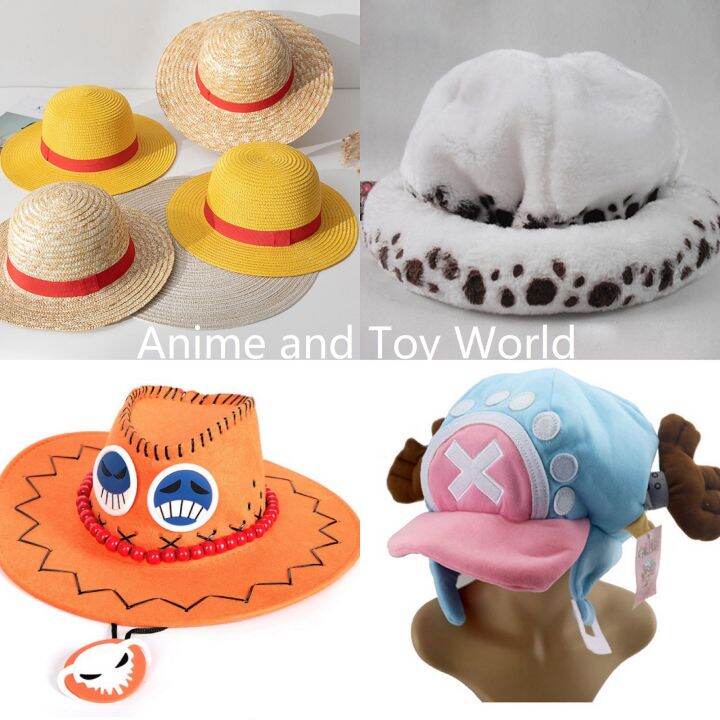 Luffy Straw Hat Ace Hat Law Hat Tony Chopper Hat Cap Cosplay Costume