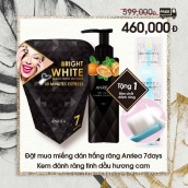 [HCM]ANRIEA BLACKTOOTH WHITENING - Liệu Trình 7 Ngày + Kem Đánh Răng Hương CAM tặng Bàn Chải Đánh Răng