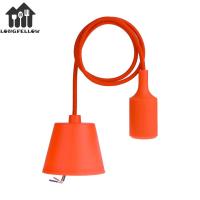 Modern Pendant Lamp Silicone E27 Art Pendant Lights w/1m/3.3ft Cable Cord