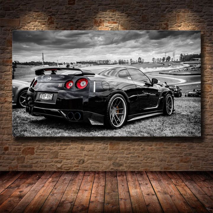 Sports Car Racing Nissan GTR Super Car Poster Wall Art Pictures Painting  Print Wall Art for Living Room Home Decor Frame Sports Racing Canvas  Painting0621 Lazada PH