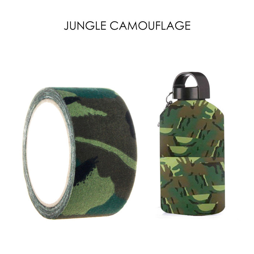 5M Duct Camouflage Waterproof Tape Wrap Outdoor Camping Hunting Military Bandage 
