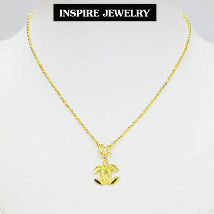 inspire-jewelry-สร้อยคอสังวาลย์-ห้อยหัวใจ-7ดวง-ต่อสายสร้อยลายผ่าหวาย-น้ำหนัก-1-บาท-14กรัม-งานทองไมครอน-ชุบเศษทองคำแท้-ความยาว18-นิ้ว