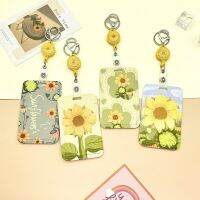 1pc Cute Sunflower Pattern Credit Card Cover Women Men Student Bus Card Holder Case Business Credit Cards ID Card Sleeve Protect