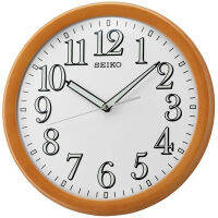 นาฬิกาแขวนผนัง ตัวเรือนไม้ Wooden (MDF) SEIKO รุ่น QXA720B สีน้ำตาลอ่อน QXA720Z สีน้ำตาลเข้ม หน้าปัดสีขาว ขนาดตัวเรือน 29.5 ซม.