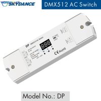 ♀ Skydance DP 1CHx5A DMX512 Switch AC 110V 220V 500-1200W RDM DMX Decoder Stand-alone function/Numeric display For LED Lamp Light