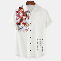 2023 Summer Shirts For Men Sea Animals Seahorse Fish 3d Loose Hawaiian Shirt Mens Clothing Summer Tops Casual Short Sleeve
