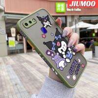 เคส JIUMOO สำหรับ OPPO R15 R15 Pro R17ลายการ์ตูนน่ารัก Kuromi บางดีไซน์ใหม่ด้านข้างกันกระแทกมีน้ำค้างแข็งโปร่งใสแข็งเคสมือถือป้องกันกล้องคลุมทั้งหมด Softcase