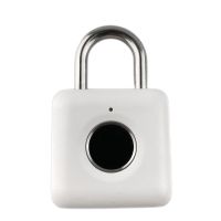 Mini Smart Fingerprint Padlock Anti-theft Keyless Unlock Bio Fingerprint Travel Bag Locker Ring Latch Luggage Security Lock