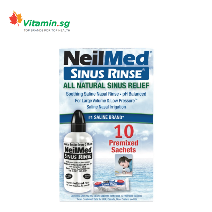 Neilmed Sinus Rinse Adult Starter Kit, 10 Sachets 