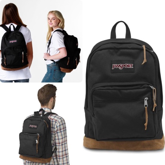 Balo jansport - right pack backpack - typ7 - black - ảnh sản phẩm 7