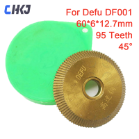 CHKJ สำหรับ Defu เครื่องแนวนอน DF001เครื่องตัดกัดไทเทเนียมชุบเหล็กความเร็วสูง60*6*12.7 45 ° 95T เครื่องตัดกัดแบน