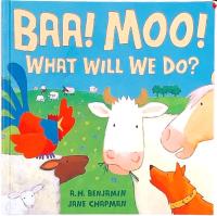 นิทานปกแข็ง Baa! Moo! What Will We Do (Age 1-4) #Sheepbooksheepbook  หนังสือเด็ก ถูกสุด พร้อมส่ง