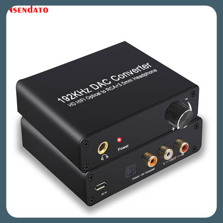 192kHz DAC 5.1CH Audio Decoder converter Adapter For Dolby DTS AC3 to 2