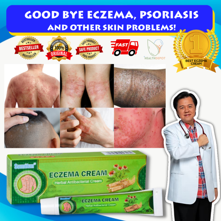 100% Effective SUMIFUN Eczema Treatment Cream ORIGINAL Eczema Psoriasis ...