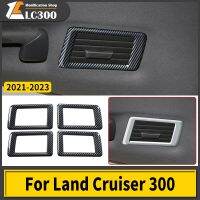 ♂㍿ For Toyota Land Cruiser 300 2021 2022 2023 Back Air Vent Decoration Protective Sticker LC300 FJ300 Interior Accessories Tuning