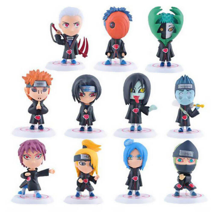 set-of-11-naruto-statue-model-cute-version-japanese-anime-figurine-with-base-pvccar-interior-cake-top-decor-for-fanscute-version-japanese-anime-figurine-with-base-pvcnaruto-statue-modelcute-japanesese