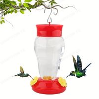 geegostudio 1pc Plastic Hummingbird Feeder, Hanging Hummingbird Bird Feeder, Bird Water Feeder, Backyard Birding &amp; Wildlife Supplies