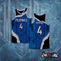 Kiefer Ravena Gilas Pilipinas Jersey | RAVENA #4 JERSEY | Emphire Edition | Full Sublimation