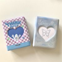 3 Inch Photo Album Star Chaser Idol Album Card Book Photocard Holder Classic Collection Book 80 Grids Ins Cute Heart Hollow