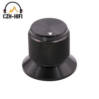 Hot Selling 30X25mm CNC Machined Solid Aluminum Potentiometer Knob Button Cap For Audio Amplifier DAC CD Rotary Switch Volume Control 6Mm