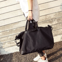 Sports Fitness Leisure Bag Handheld Traveling Bag Womnes Large-Capacity Luggage Bag PU Leather Short Distance Briefcase