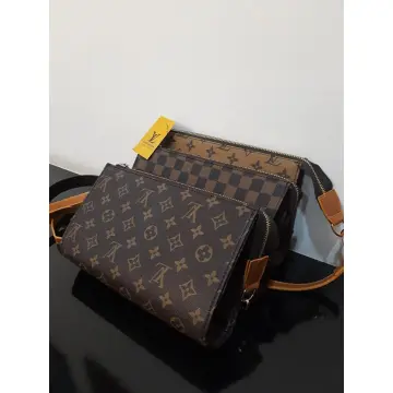 Jual Handbag Kulit asli Pria Wanita - Clutch louis Vuitton Pria