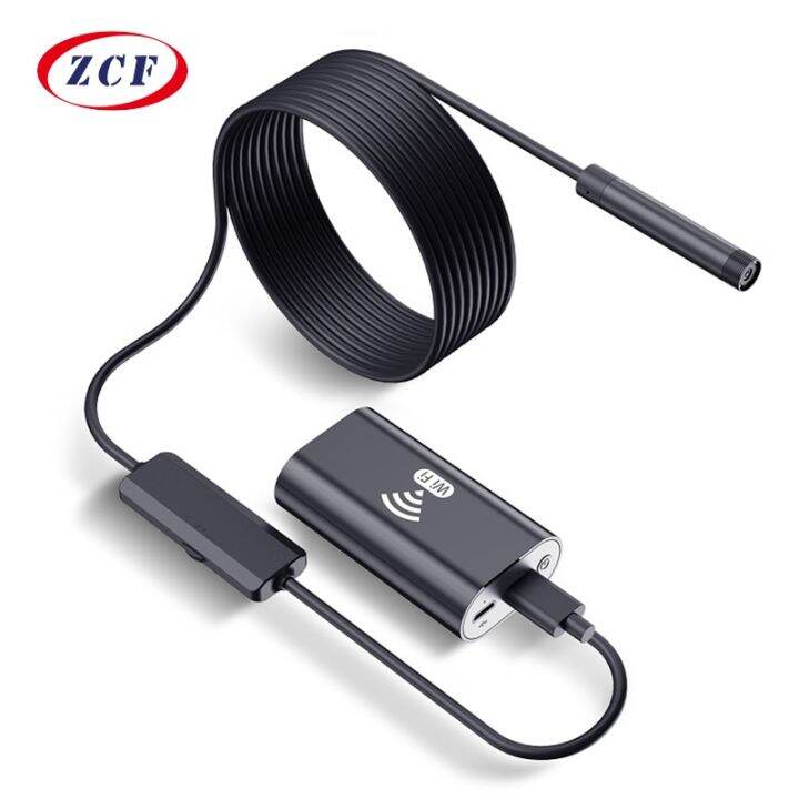Wifi Endoscope Camera 8Mm Mini Lens HD720P USB Drain Pipe Engine