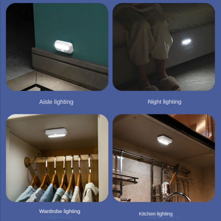 motion-sensor-light-wireless-led-night-light-usb-โคมไฟห้องนอนตกแต่งห้อง-cabient-light-detector-บันได-hallway-closet