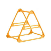 Household Space Saving Clamp Shelf Balcony Bedroom Triangle Structure Rack Hangers Clips Storage Device Hanger Organizer