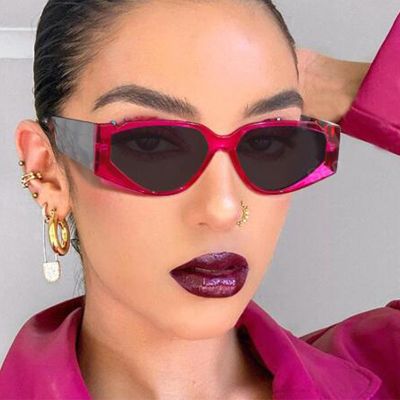 2022 Fashion Cat Eye Sunglasses Women Men Ins Popular Retro Punk Glasses Shades UV400 Trending Sun Glasses gafas de sol hombre