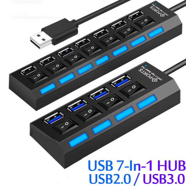 usb-2-0-hub-usb-hub-2-0-usb-splitter-hub-ใช้อะแดปเตอร์ไฟ-4-7-พอร์ตหลาย-expander-usb-3-0-hub-พร้อมสวิตช์-30-ซม-kdddd