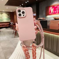 {Haojia เคสโทรศัพท์} เคสสายคล้องแบบคาดตัวลายหินอ่อนสำหรับ iPhone 14 13 12 Mini 11 Pro XS Max 7 8 Plus X XR SE 2 3กรอบซิลิโคนนิ่ม