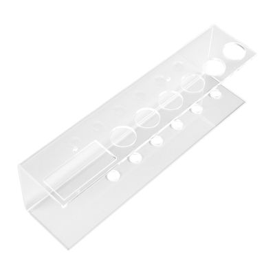 Wall-Mounted Acrylic Dry Erase Marker Holder, 6 Slot Clear Eraser Marker Organizer For Office School Home
