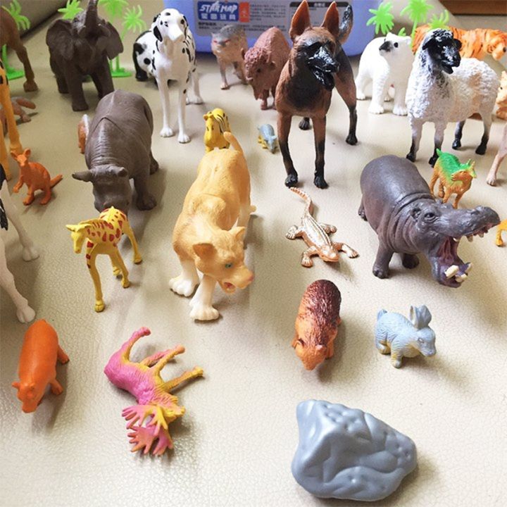 Mua Mô hình đồ chơi hình động vật trong sở thú bằng nhựa  Giao ngẫu nhiên  tại Vacimall  Tiki
