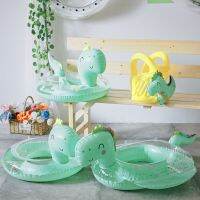 ป่าร้อน LIN431 - ❈卍 Transparent Pool Sitting Children Inflatable Tube Float Boys Fun Swimsuit