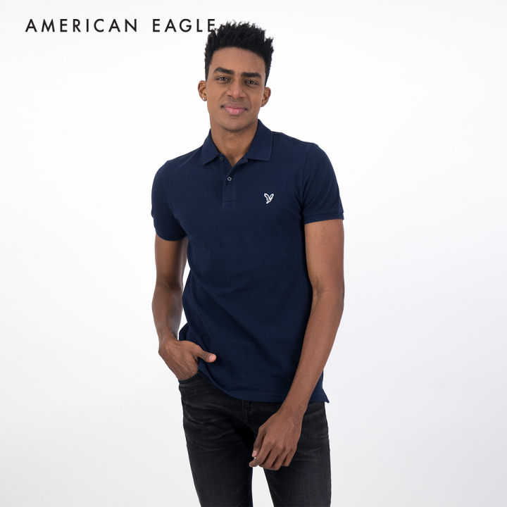 american-eagle-slim-flex-polo-shirt-เสื้อโปโล-ผู้ชาย-ทรงสลิม-nmpo-018-9146-410