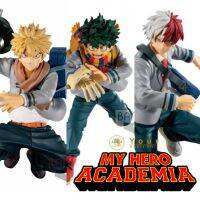 ?? My Hero Academia BRAVEGRAPH #1 Vol.1-3 Izuka Midoriya &amp; Shoto Deki &amp; Katsuki Bakugo Figure โมเดล มิโดริยะ โชโตะ ฟิกเกอร์ มายฮีโร่อคาเดเมีย โมเดลแท้