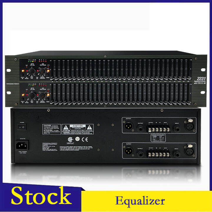 Equalizer DBX 231 231SUB Graphic Equalizer EQ Dual channel 31 band 2series for sound system