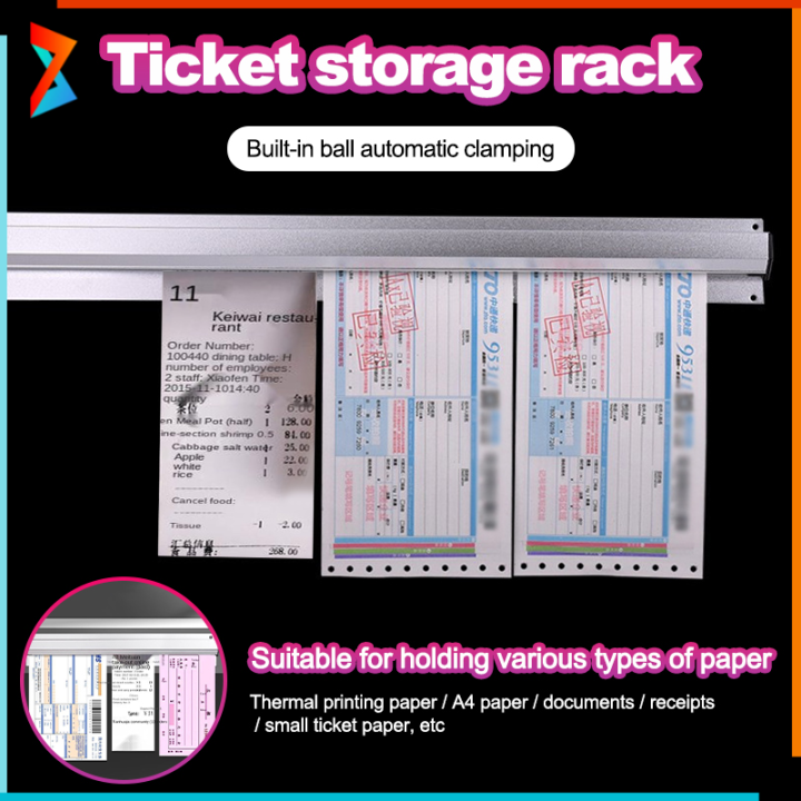 Premium Kitchen Menu Clip Holder Receipt Clip Holder No Punching Stick
