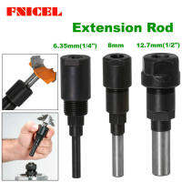 Router Bits Collet Extension เครื่องแกะสลัก Extension Rod 14 "8Mm 12" Shank สำหรับเครื่องตัดแต่งงานไม้เครื่องมือ