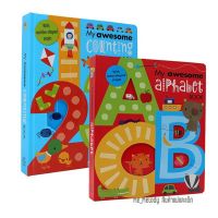 หนังสือเด็กภาษาอังกฤษ 3มิติ ชุด Alphabet and Counting Book หนังสือเด็กเล็ก ABC และตัวเลข