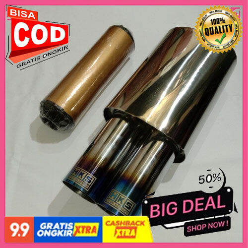 RESONATOR+KNALPOT MOBIL HKS DOUBLE SEBRING BLUE FULL STENLESS .. Lazada Indonesia