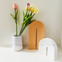 Concrete Vase Silicone Molds Nordic Style Round Cement Flower Mould Tray Vase Canlde Cup Vessel Epoxy Mold