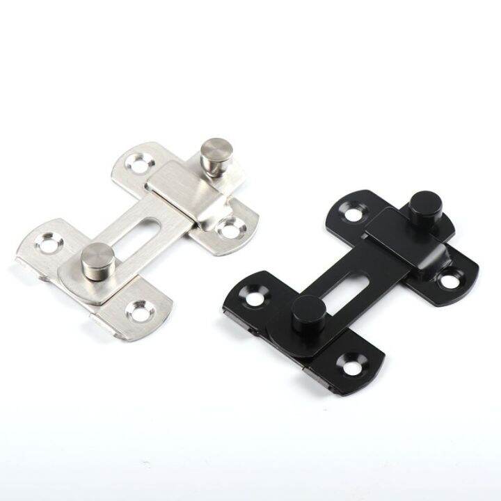 Stainless Steel Matte Black Door Latch Locks,Bifold Slide Gate Latch