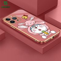 6D การ์ตูนโดราเอมอนน่ารักสุดหรูฝาหลัง TPU เคสนิ่มใส่โทรศัพท์เคลือบรูปกระต่ายสีชมพูสำหรับ Xiaomi Redmi 5 Plus Redmi 9 Redmi 9A Redmi 9T 9C Redmi 10A Redmi 10C Redmi 8A Redmi 7 Redmi A1 + A2 Redmi 12C