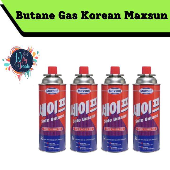 Witty Trends 100% High Quality Bundle Butane Gas Korean MAXSUN butane ...