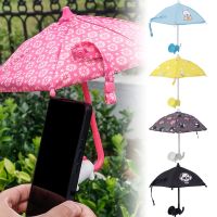 New Cartoon Phone Mini Umbrella Holder Outdoor Sun Shield Mount Smartphones Bracket with Suction Cup Universal Waterproof Stand