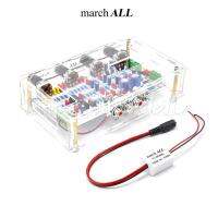 marchALL PR-4558G12 ชุดสำเร็จ เคสใส ฟรี กล่องจ่ายไฟรถ และไฟบ้านผ่านอะแดปเตอร์ 12V ได้ PR-4558 Pre-Amp ปรี-แอมป์ ปรับทุ้ม-แหลม ซ้ายขวา อิสระ สเตอริโอ โทน คอนโทรล BASS TREBLE BALANCE เป็นภาคต้นทุก Player  Tone Control Pre Amplifier ออกแบบ ให้ใช้ ดีสครีต